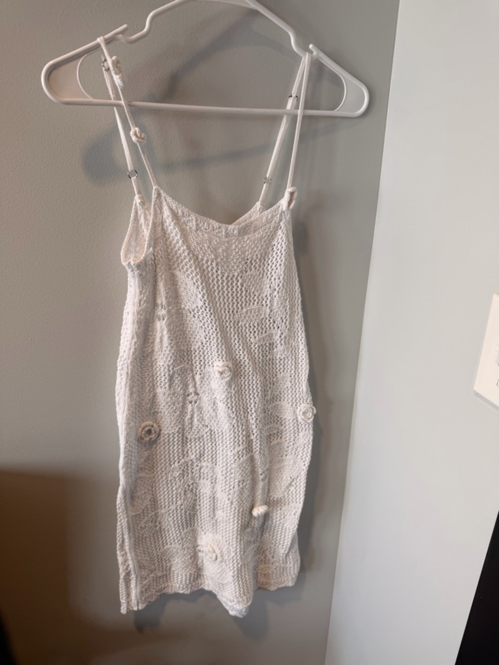 wild fable White Crochet Slip Dress